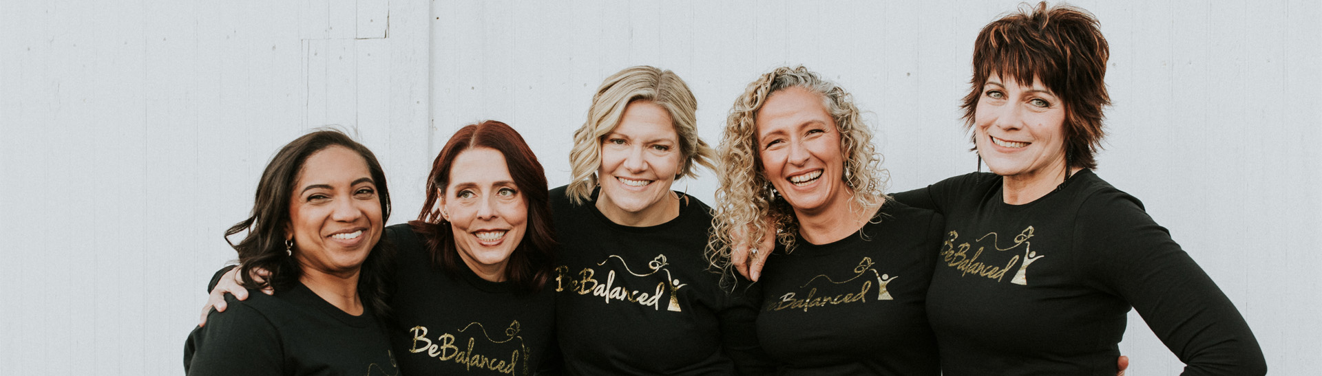 A group of BeBalanced women smiling together