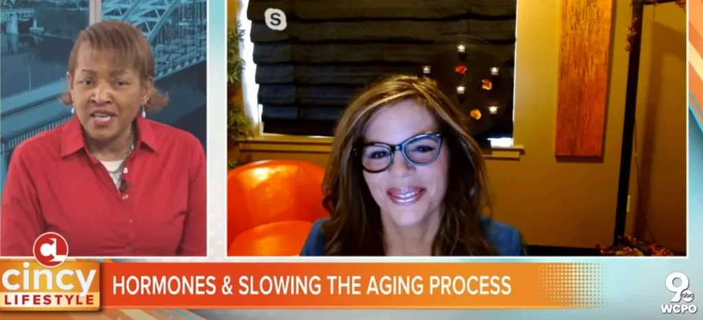 How hormones impact aging interview with Dawn Cutillo and WCPO ABC Cincinnati